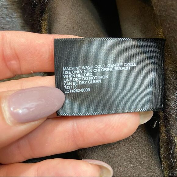 Bisou Bisou brand Faux Fur and Faux Suede Lightweight Jacket Size Medium - Picture 5 of 13